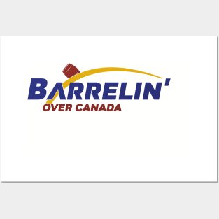 Barrelin' Over Canada - Epcot Soarin' Parody Posters and Art